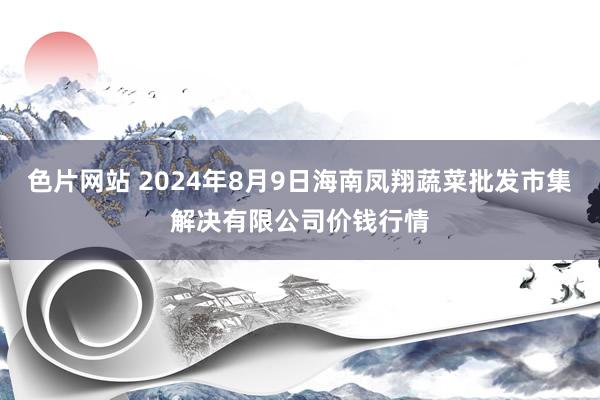 色片网站 2024年8月9日海南凤翔蔬菜批发市集解决有限公司价钱行情