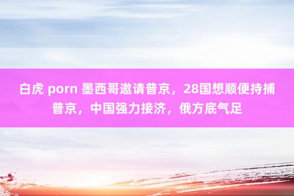 白虎 porn 墨西哥邀请普京，28国想顺便持捕普京，中国强力接济，俄方底气足